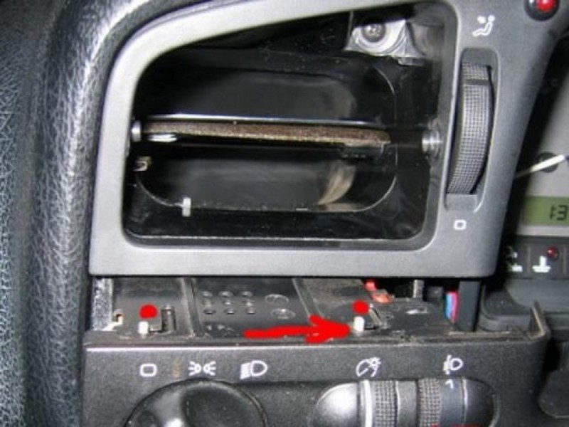 радиатор печки на Volkswagen Passat B4 дефлекторы воздуховодов