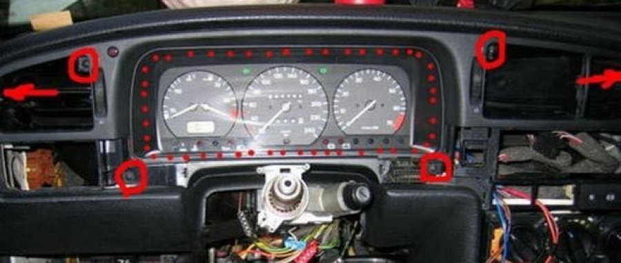 радиатор печки на Volkswagen Passat B4 как разобрать